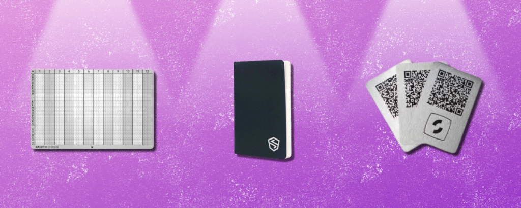 shieldfolio stonebook against other crypto backups