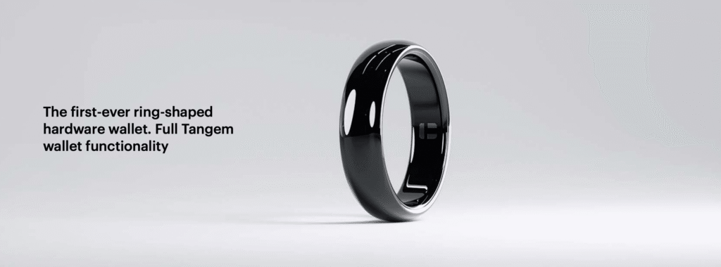 tangem first ring shaped hardware wallet