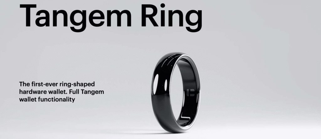 tangem ring hardware wallet