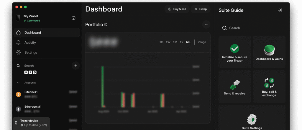 trezor suite app