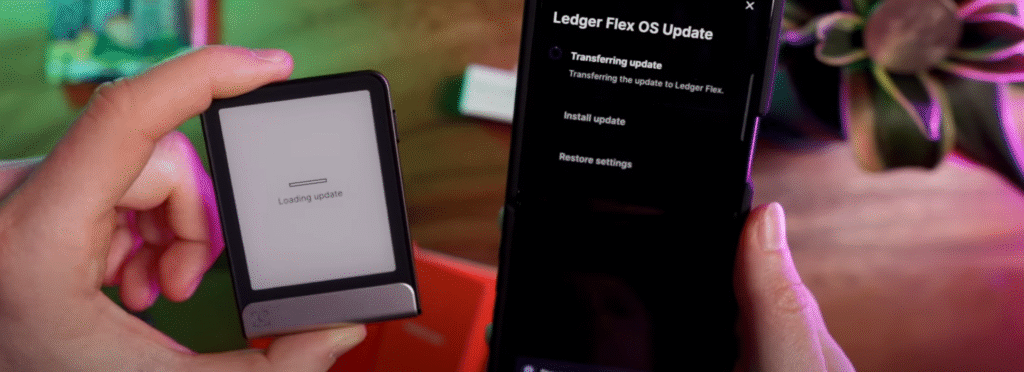 ledger flex os update