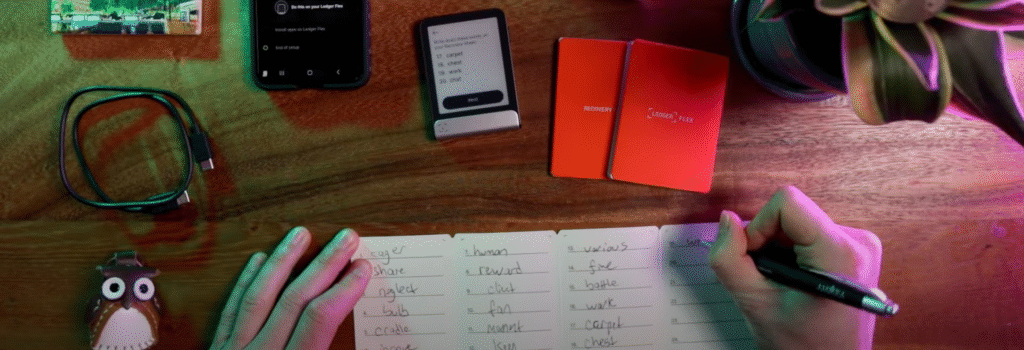 ledger flex seed phrase