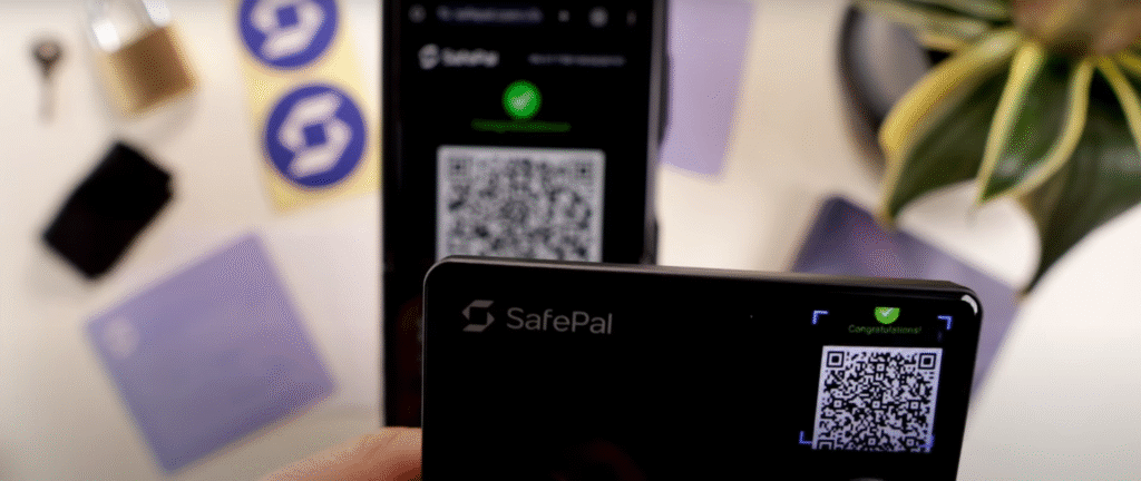 scanning qr safepal s1