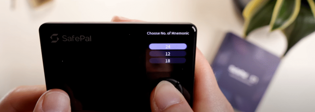 safepal s1 seed phrase