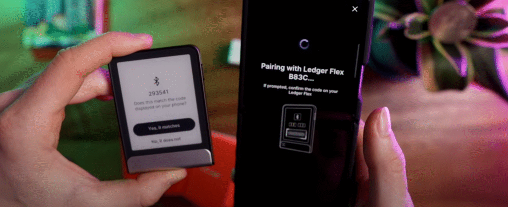 ledger flex pairing bluetooth