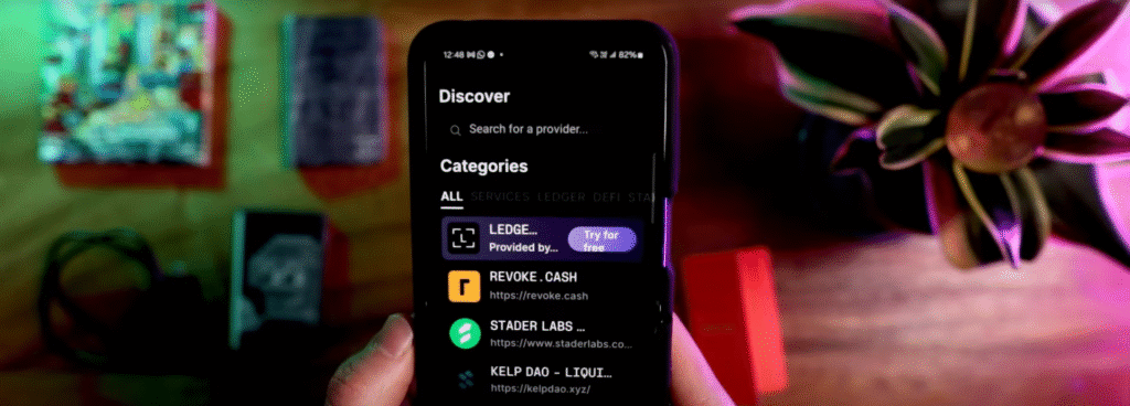 ledger live discover dapps