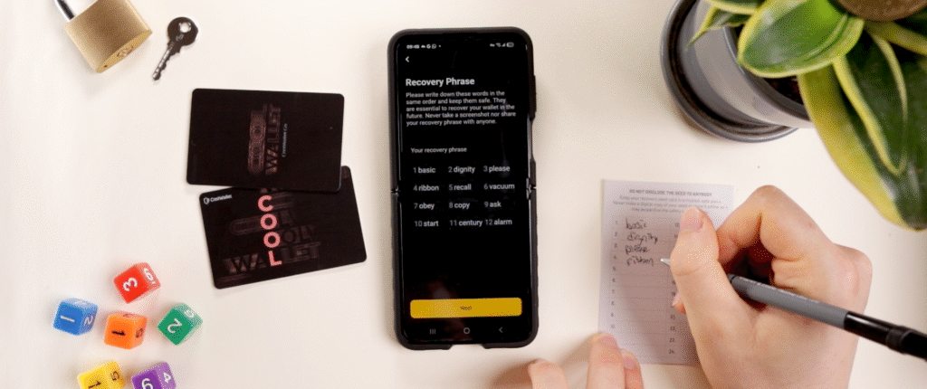 coolwallet go seed phrase