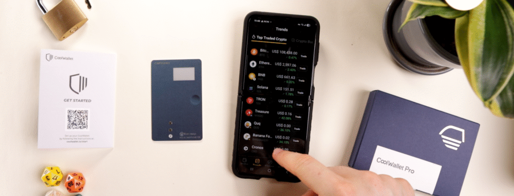coolwallet pro app token trends