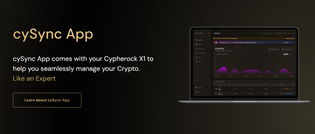 cypherock cysync app