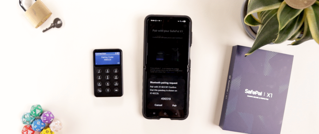 safepal x1 connect bluetooth