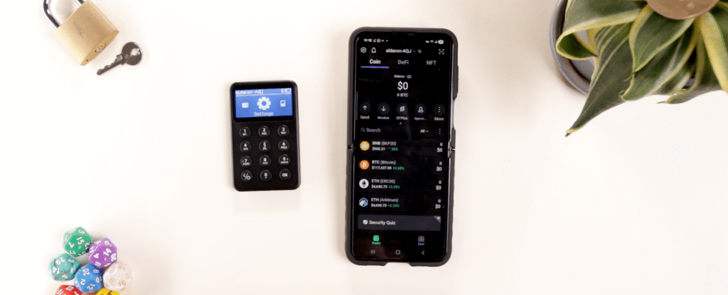 safepal x1 mobile app homepage
