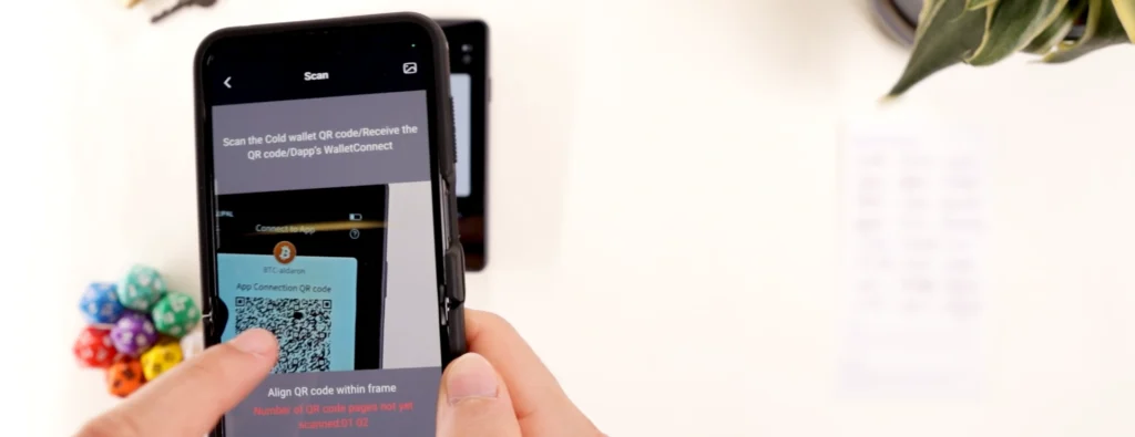 ellipal titan 2.0 scan qr code bitcoin