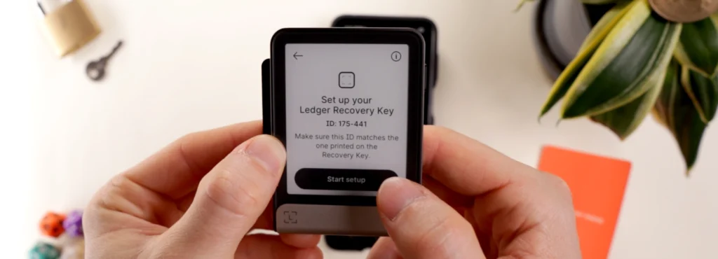 setting up ledger recovery key