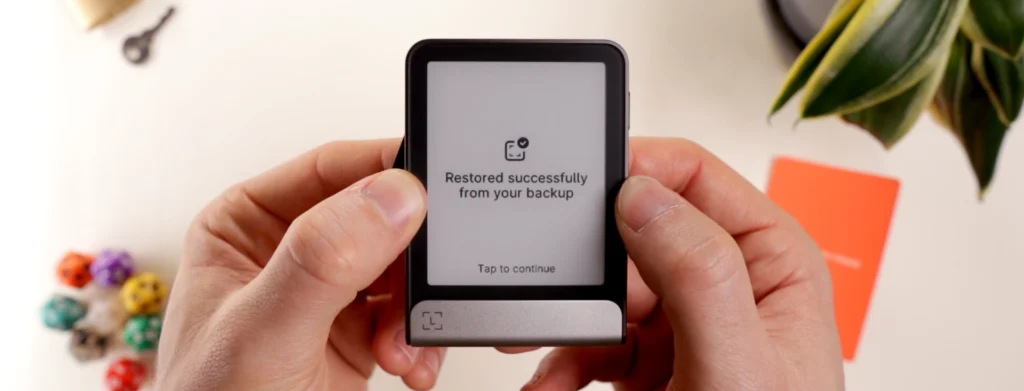 ledger recovery key restored