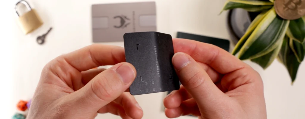 ledger recovery key bent