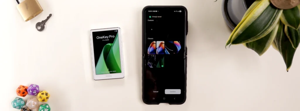 onekey pro home screen