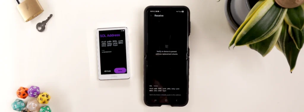 onekey pro receive tokens